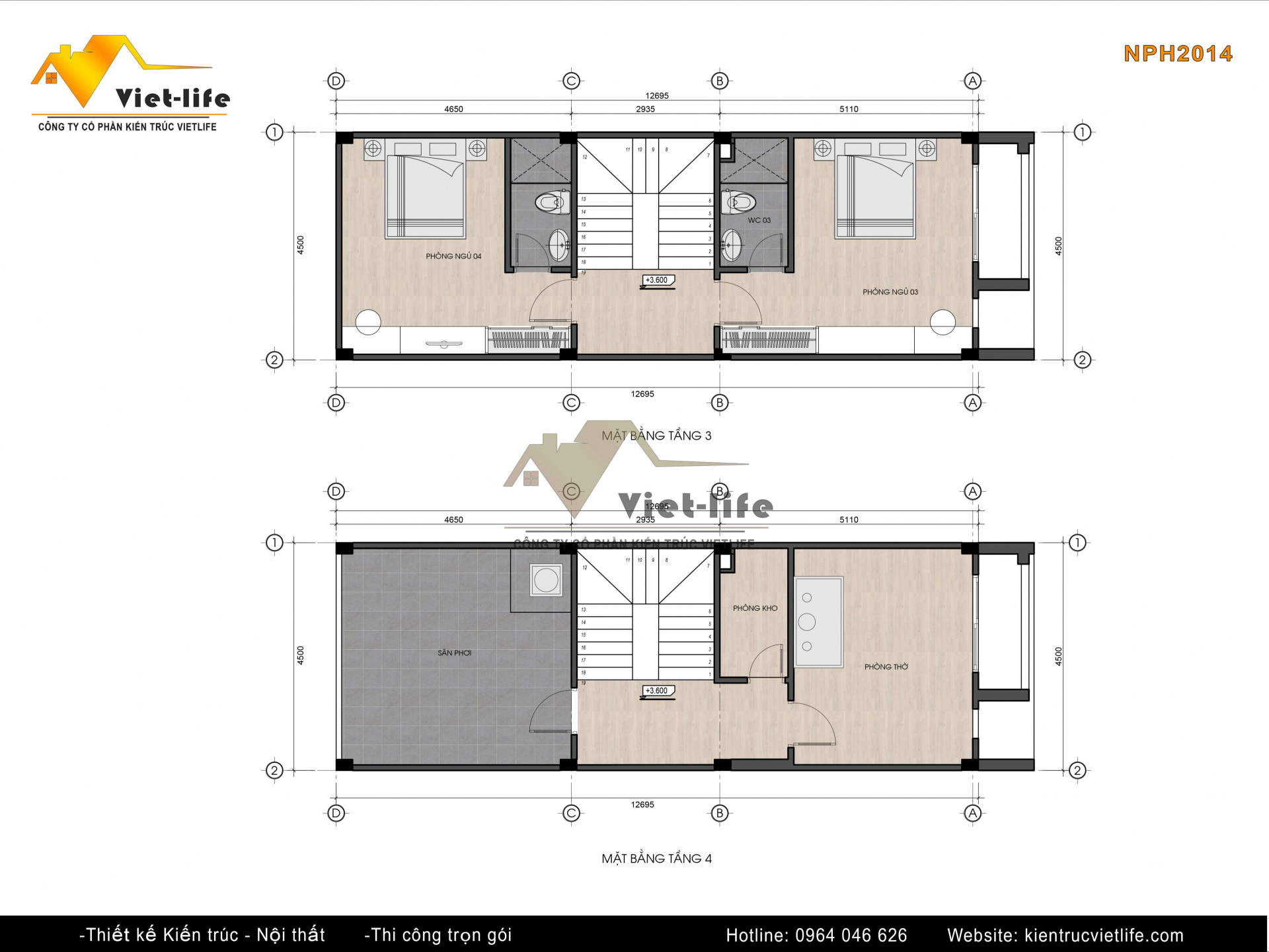 Mb 02 nhà lô phố hiện đại 4 tầng